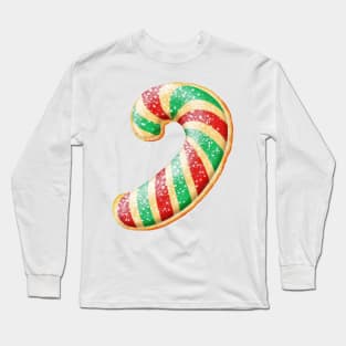 Gingerbread Candy Cane Long Sleeve T-Shirt